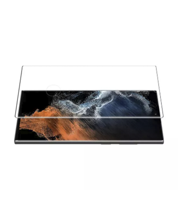 محافظ صفحه نمایش شیشه‌ای منحنی سامسونگ نیلکین NILLKIN Samsung Galaxy S22 Ultra 3D CP+MAX tempered glass