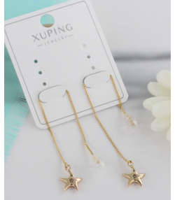گوشواره بخیه ای ستاره ژوپینگ Xuping کد AAC-764
