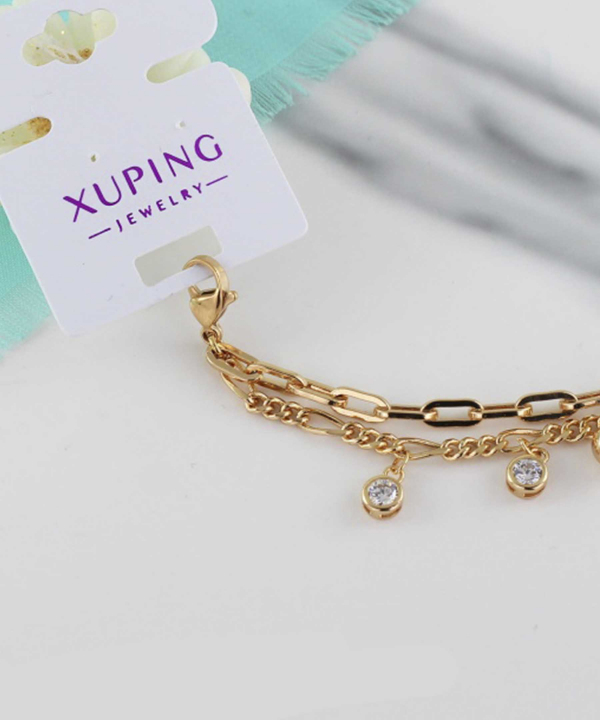 دستبند زنجیری زنانه ژوپینگ Xuping کد AAD-451