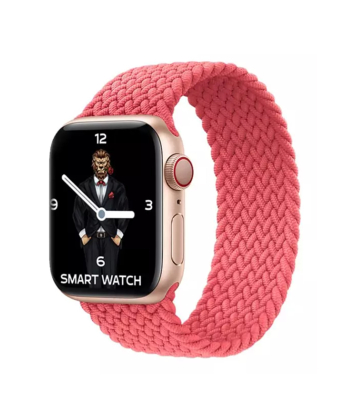 بند پارچه ای اپل واچ 42 و 44 میلی  متر گرین Green Apple Watch 42/44mm Braided Solo Loop Strap