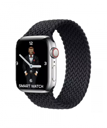 بند پارچه ای اپل واچ 42 و 44 میلی  متر گرین Green Apple Watch 42/44mm Braided Solo Loop Strap