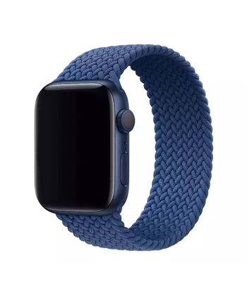 بند پارچه ای اپل واچ 42 و 44 میلی  متر گرین Green Apple Watch 42/44mm Braided Solo Loop Strap