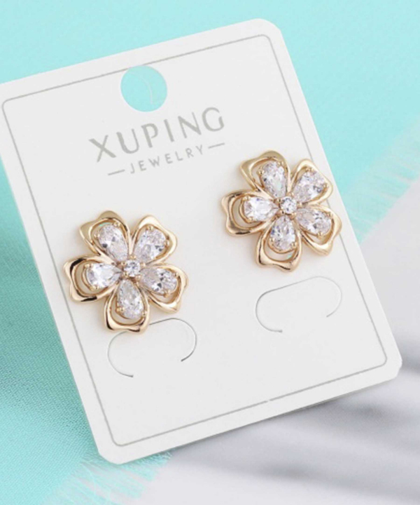 گوشواره میخی زنانه ژوپینگ Xuping مدل گل کد AAC-725