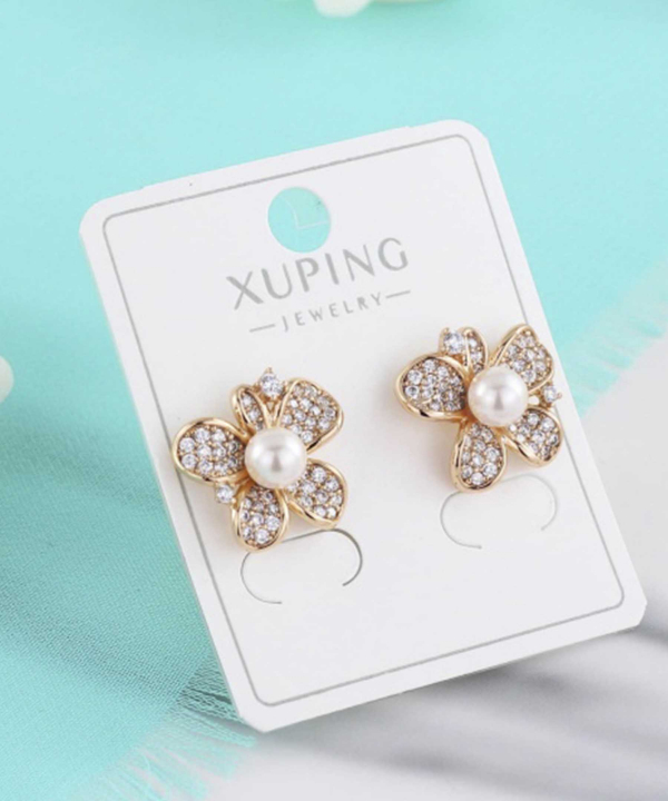 گوشواره میخی زنانه ژوپینگ Xuping مدل گل کد AAC-726
