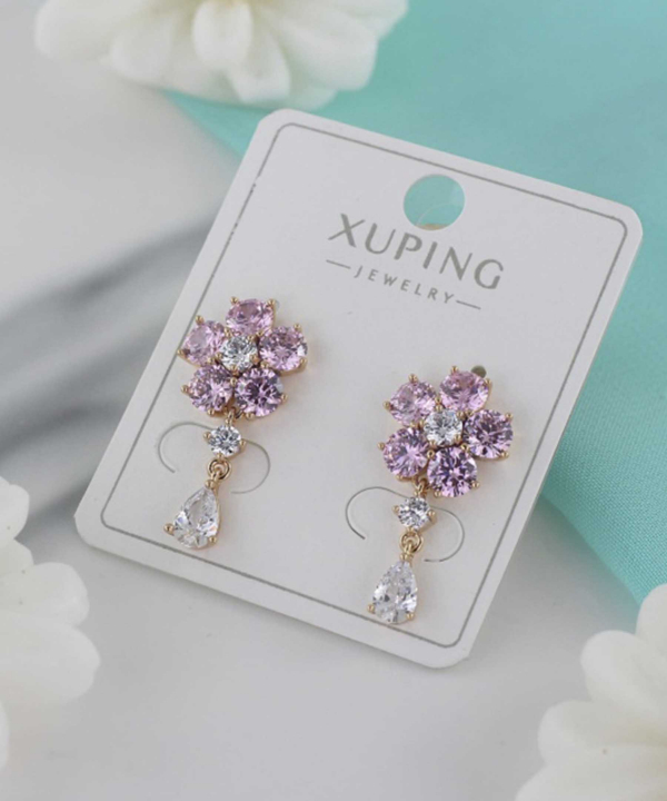 گوشواره میخی زنانه ژوپینگ Xuping مدل گل کد AAC-760