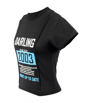 تیشرت آستین کوتاه زنانه لوسیفر مدل W21595