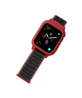 بند سیلیکونی اپل واچ سری 3/4/5 سایز 38/40 میلی متر پورودو Porodo iGuard Apple Watch 3/4/5 38/40mm Strap + ShockProof Case