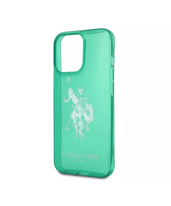 قاب محافظ رنگی شفاف آیفون 13 پرو طرح پولو CG Mobile iphone 13 Pro Hard Case Polo