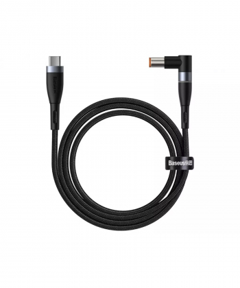 کابل شارژ مغناطیسی سوزنی لپ تاپ لنوو بیسوس Baseus Zinc Lenovo Type-C to DC Round Port (7.9*5.5mm) 2m