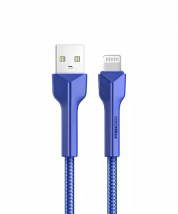 کابل انتقال دیتا و شارژ سریع لایتنینگ رسی Recci RTC-N24L THOR Lightning Fast Charging Data Cable 2.4A