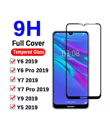 گلس و محافظ تمام صفحه Mletubl Full Glass For Huawei Y7 Pro 2019/ Enjoy 9