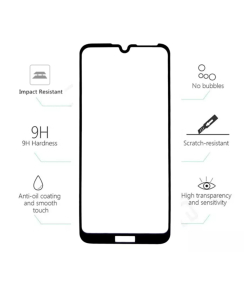 گلس و محافظ تمام صفحه Mletubl Full Glass For Huawei Y6 Pro 2019