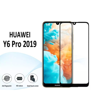 گلس و محافظ تمام صفحه Mletubl Full Glass For Huawei Y6 Pro 2019