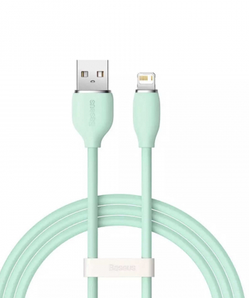 کابل یو اس بی به لایتنینگ بیسوس Baseus CAGD000004 Jelly Liquid Silica Gel USB to iP Fast Charging Data Cable 2.4A 1.2M