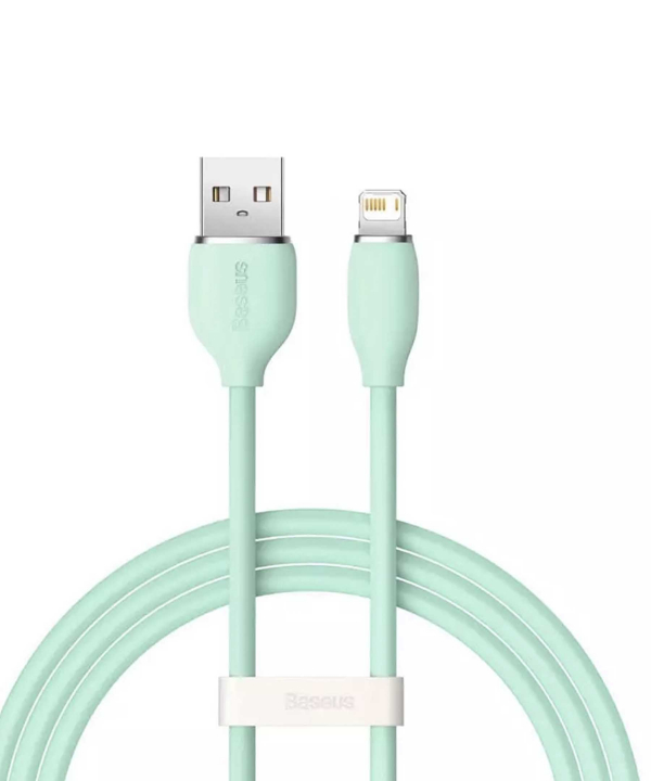 کابل یو اس بی به لایتنینگ بیسوس Baseus CAGD000004 Jelly Liquid Silica Gel USB to iP Fast Charging Data Cable 2.4A 1.2M