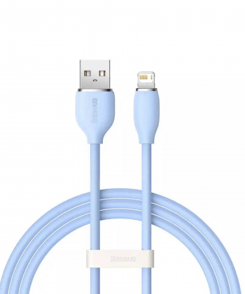 کابل یو اس بی به لایتنینگ بیسوس Baseus CAGD000004 Jelly Liquid Silica Gel USB to iP Fast Charging Data Cable 2.4A 1.2M