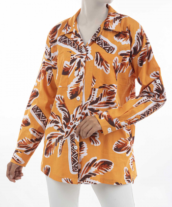 شومیز نخی آستین بلند زنانه بهبود مدل BEH-501260