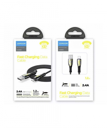 کابل لایتنینگ 2.4 آمپری شارژ سریع و انتقال دیتا جویروم JOYROOM S-1230K6