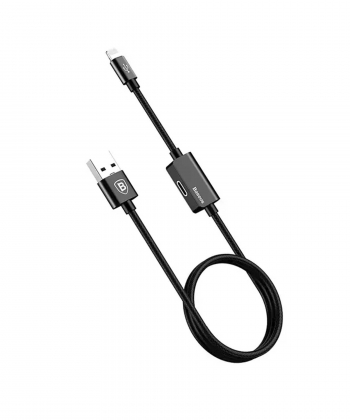 کابل صدا و شارژ لایتنینگ 2 آمپر بیسوس Baseus CALYU-01 Music Series Audio Cable