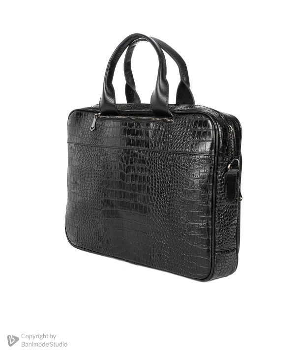 کیف دستی چرم طبیعی مردانه صاد Saad مدل AS9003