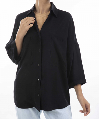 شومیز نخی آستین بلند زنانه آر ان اس مدل 11272076