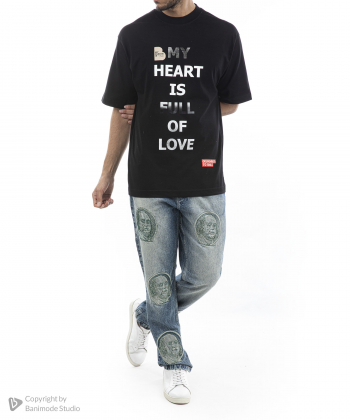 تیشرت آستین کوتاه مردانه لوسیفر مدل am-lus-M21017