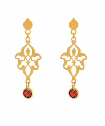 گوشواره اسلیمی میو گلد Mio Gold کد E698