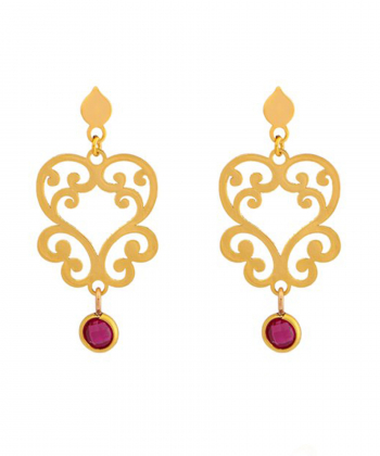 گوشواره اسلیمی میو گلد Mio Gold کد E699