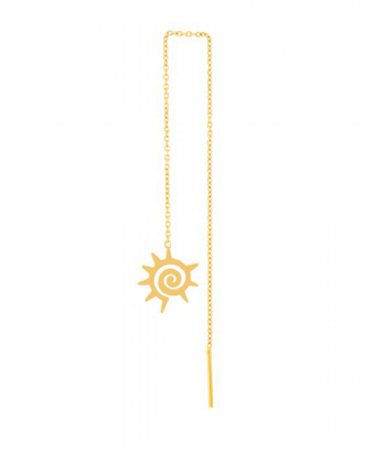 گوشواره بخیه ای خورشید(تک لنگه)E795