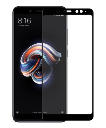 گلس و محافظ تمام صفحه Mletubl Full Glass For Redmi Note 5 Pro