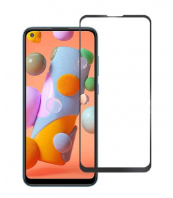 گلس و محافظ تمام صفحه Mletubl Full Glass For Samsung A8S