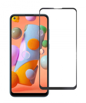 گلس و محافظ تمام صفحه Mletubl Full Glass For Samsung A8S