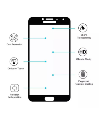 گلس و محافظ تمام صفحه Mletubl Full Glass For Samsung J4 2018