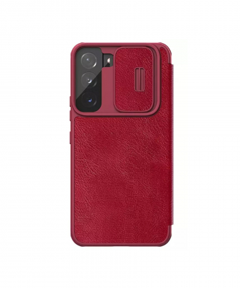 کیف چرم نیلکین سامسونگ Nillkin Samsung Galaxy S22 Plus Qin Pro leather case