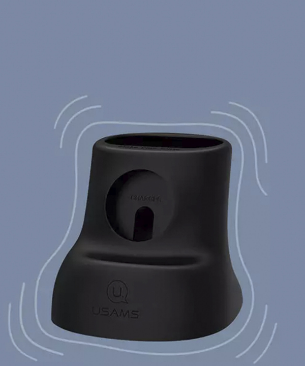 هولدر نگه دارنده شارژر اپل واچ و ایرپاد یوسامز Usams ZJ051 2 IN 1 Silicone Charging Holder
