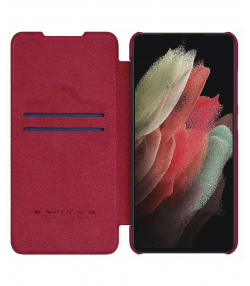 کیف چرمی نیلکین سامسونگ Nillkin Samsung Galaxy S22 Ultra Qin Pro leather cas