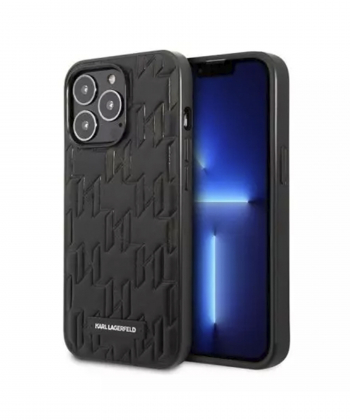 قاب چرمی آیفون 13 پرو طرح کارل برجسته CG Mobile iphone 13 Pro Karl Lagerfeld Leather Case