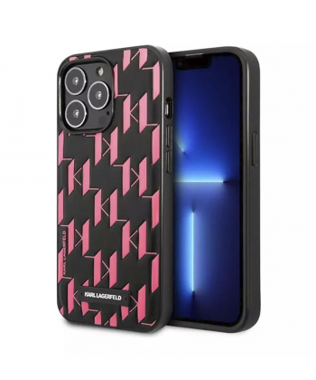 قاب چرمی آیفون 13 پرو طرح کارل برجسته CG Mobile iphone 13 Pro Karl Lagerfeld Leather Case