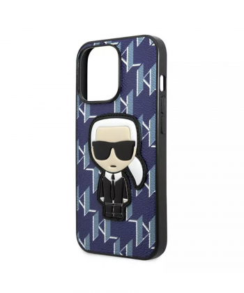 قاب چرمی آیفون 13 پرو طرح کارل برجسته CG Mobile iphone 13 Pro Karl Lagerfeld Leather Case