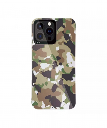 قاب ارتشی آیفون 13 پرو مکس کجسا Kajsa iPhone 13 Pro Max Trans Shild Camo Pattern Case