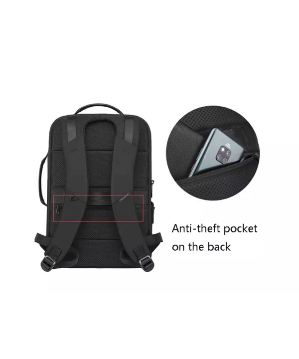 کوله لپ تاپ حرفه ای مسافرتی ضد آب با پورت USB بنج BANGE BG-S56 Waterproof Men'S Travel Backpack