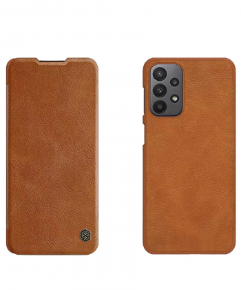 کیف گلکسی A23 5G سامسونگ نیلکین Nillkin Samsung Galaxy A23 4G/5G Qin leather case