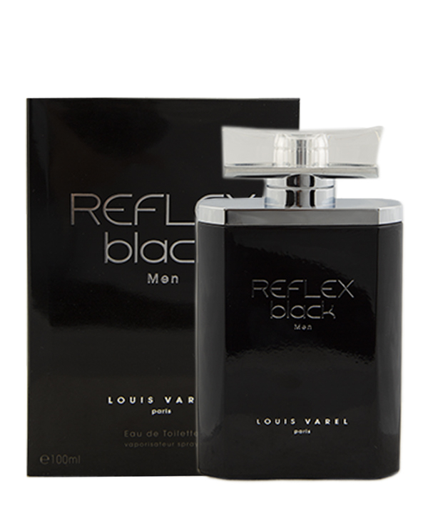 ادکلن مردانه لوئیس وارل Louis Varel مدل Reflex Black با رایحه تند و خنک