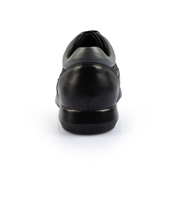 کفش چرم مشکی مردانه چرم مشهد Mashhad leather مدل J5988-001
