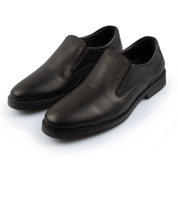 کفش راحتی مردانه مشکی چرم مشهد Mashad Leather مدل J5993