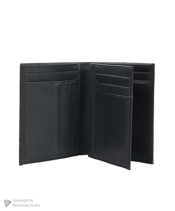 کیف پول چرم طبیعی مردانه مارال چرم Maral Leather مدل مهرشاد