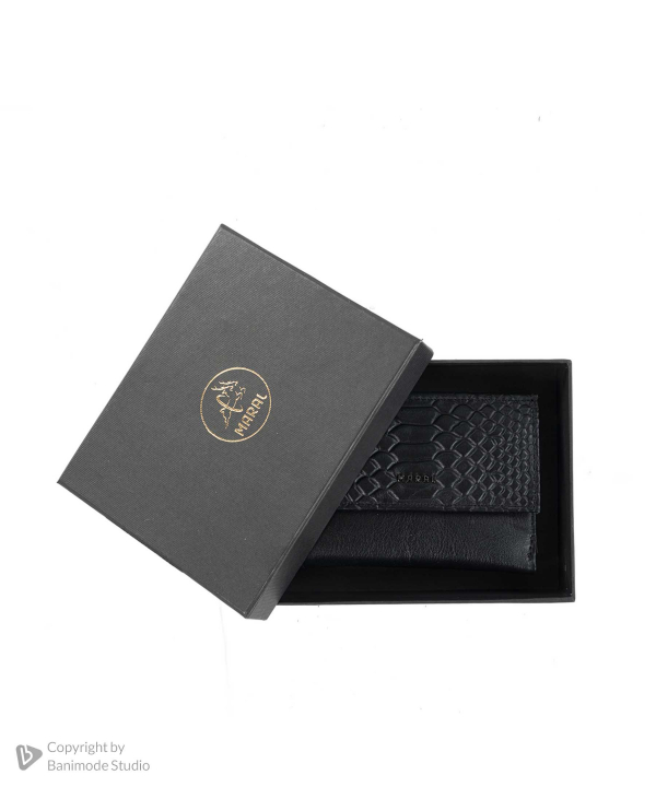 کیف پول چرم طبیعی زنانه مارال چرم Maral Leather مدل مهرآنا