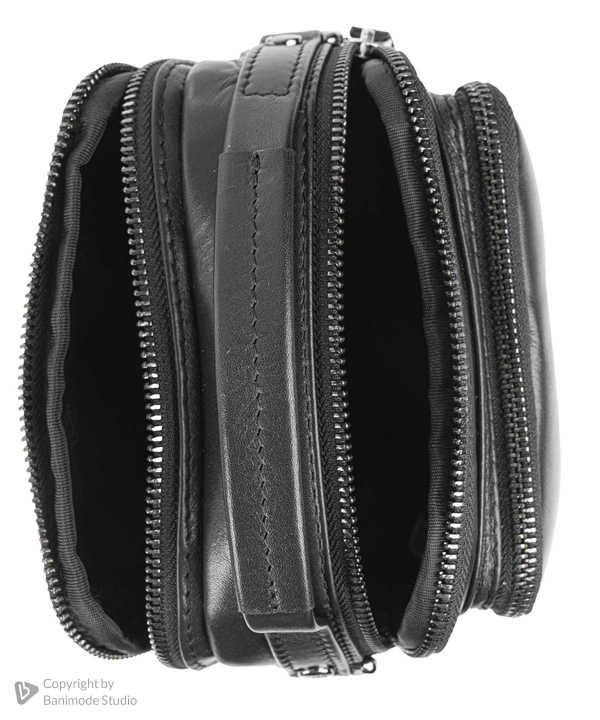کیف دوشی چرم طبیعی مردانه مارال چرم Maral Leather مدل رازین