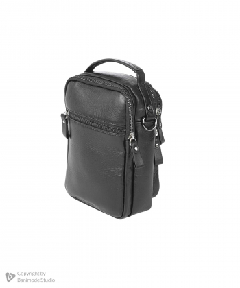 کیف دوشی چرم طبیعی مردانه مارال چرم Maral Leather مدل رازین