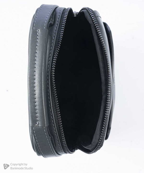 کیف دوشی چرم طبیعی مردانه مارال چرم Maral Leather مدل آروین